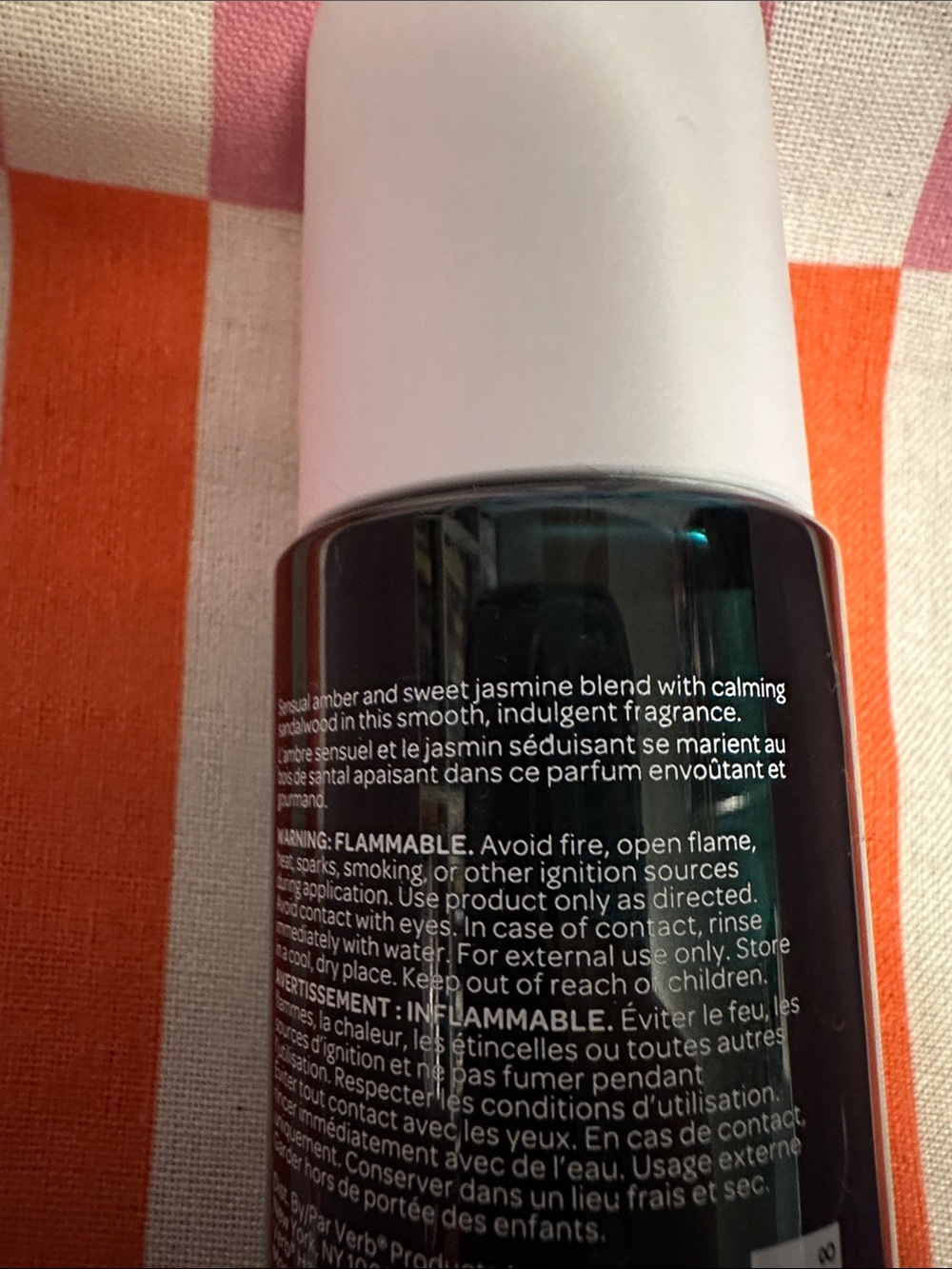 New Verb amber and jasmine hair and body fragrance mist - Picture 2 of 2